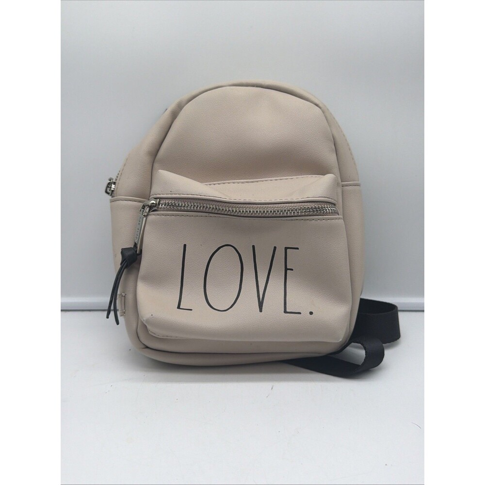 Ray Dunn LOVE Mini Backpack Blush Pink Vegan Leather Essentials Bag